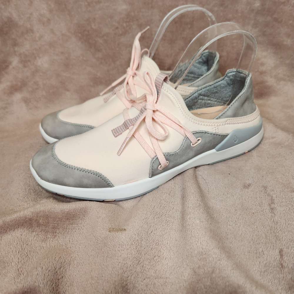 OLUKAI Miki Lī  Women's Athletic Shoes US 8 Pearl Blush Gray Shoe